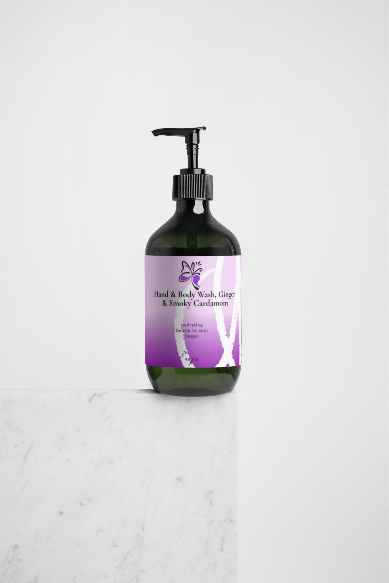 Hand & Body Wash, Ginger & Smoky Cardamom SilkyFeather - SilkyFeather | Elevate Your Skin, Naturally